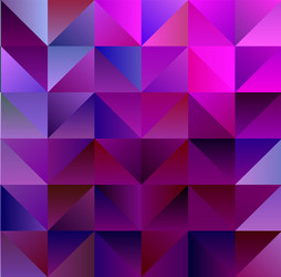 Geometric magenta and cyan backdrop with triangles vector