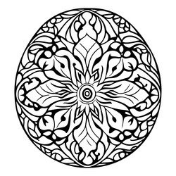 batik pattern ornament design element vector