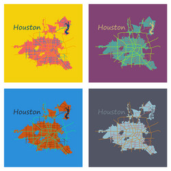 Street Map Houston Vector Images (78)