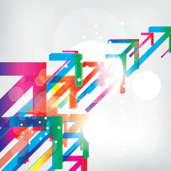 abstract background with colored elements vector image