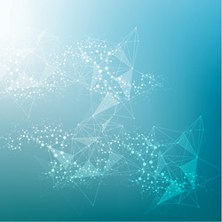 Big data visualization background modern vector