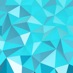 Blue triangle geometric pattern design background vector