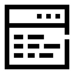 coding icon internet technology concept vector image