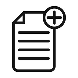 document upload icon ideal for file management vector image
