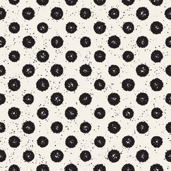 Grungy pattern with scattered circle shapes vector