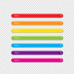 search bar template for internet searching design vector image