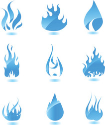 Blue Fire Icon Vector Images (over 34,000)