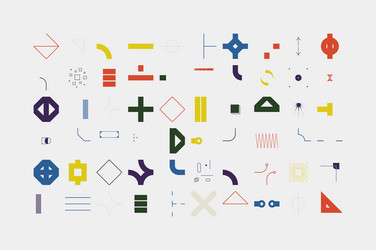 Geometric Pattern Abstraction vector