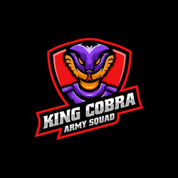 logo king cobra e sport and style vector