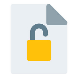 Decrypted or accessible file data vector