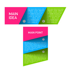 Process Flow Chart Module vector image