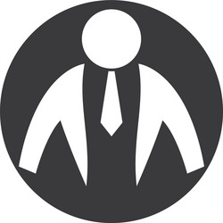 Businessman logo Royalty Free Vector Image - VectorStock