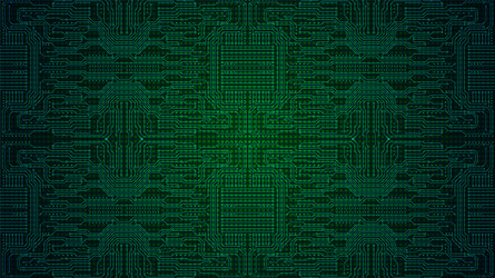 Digital Circuit Background vector