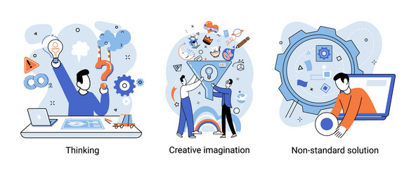 solution solving problem metaphor answer vector image