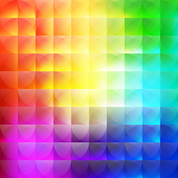 multicolor abstract background of semicircles vector