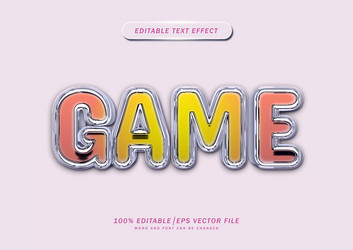 realistic style text effect editable vector image