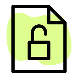 Decrypted or accessible file data vector