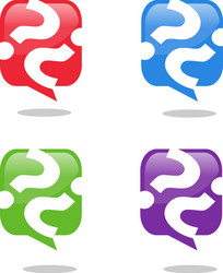 question mark icon vector