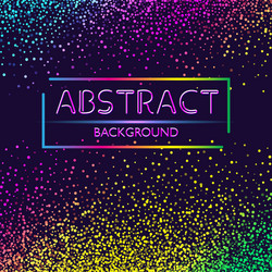 dynamic abstract scattering particles background vector image
