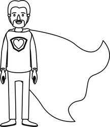 Superman Bearded Full Vector Images (27)