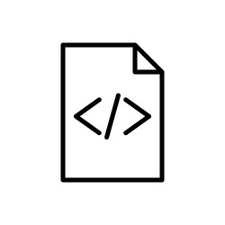 Code icon coding vector