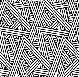 Intersecting Triangle Pattern vector image