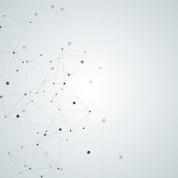 connection structure and network abstract vector image