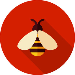 honey bee icon vector