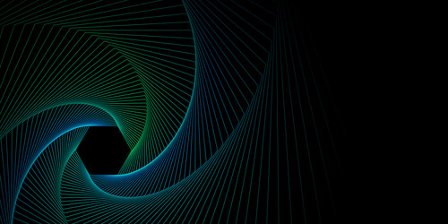 modern abstract banner design with gradient lines vector image