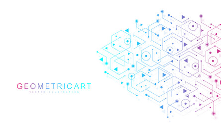 modern abstract background with triangle vector image