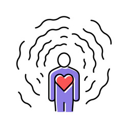 Self understanding concept icon Royalty Free Vector Image