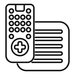 remote control controlling a device with signal vector image