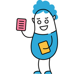 character using geolocation mobile app icon vector image