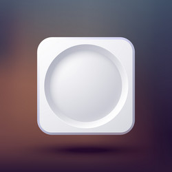 empty button element background vector image