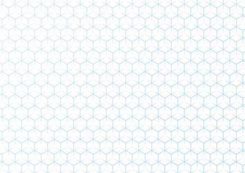 Hexagonal Line Pattern Background vector image