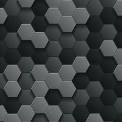 Blur Hexagon 3D Abstract Background vector