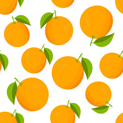 oranges pattern colorful texture with vector image