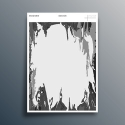 Abstract minimal design for flyer poster vector