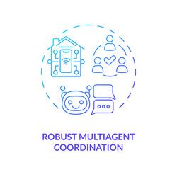 2d gradient icon robust multiagent coordination vector