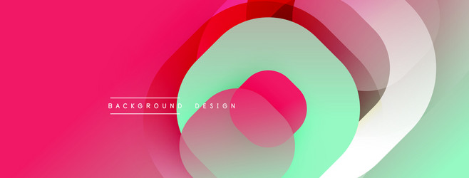 abstract layers create dynamic composition pink vector image