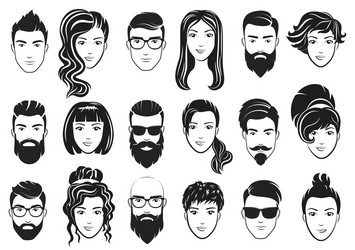 Man Hairstyle: Over 119,610 Royalty-Free Licensable Stock Vectors & Vector  Art