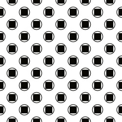 seamless sparse pattern of circles nested vector image