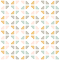 Tile pattern with pastel pink grey yellow stripe Vector Image