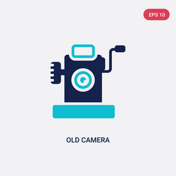 Two color reflector icon from electronic stuff Vector Image