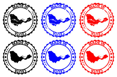 Ceuta Map Royalty Free Vector Image Vectorstock