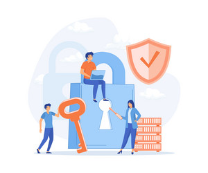 database security phishing hacker attack concept vector image