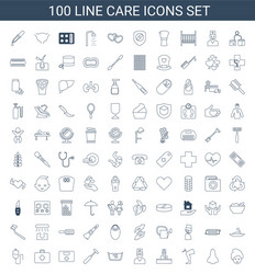 care icons vector