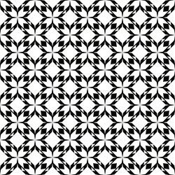 seamless open geometric tile background pattern vector image