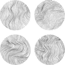 Abstract circles vector