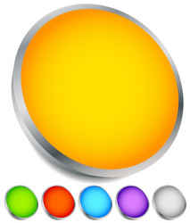 circle graphics circles buttons badges with blank vector image